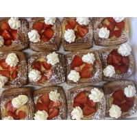 Strawberries & Cream Danish