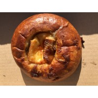 Brie and Onion Bialy